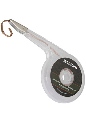 RUICHI CP-2520-SW-B, Оплетка для удаления припоя RUICHI CP-2520-SW-B, ширина 2.5 мм, длина 2.0 м, медная оплетка для выпайки