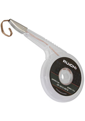 RUICHI CP-3015-SW-B, Оплетка для удаления припоя RUICHI CP-3015-SW-B, ширина 3.0 мм, длина 1.5 м, медная оплетка для выпайки
