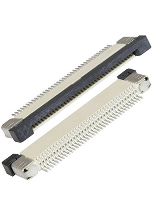 RUICHI FPC/FFC 0.5mm 36A, FPC/FFC разъем для гибких плоских печатных шлейфов и печатных плат RUICHI, шаг ко разъемы на гибкий кабель FFC/FPC