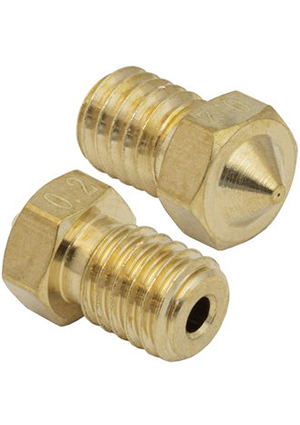 RUICHI B-E3D-1.75-0.2, Сопло латунное для 3D-принтера RUICHI B-E3D-1.75-0.2, резьба M6, 0.2 мм, совместимо Расходные материалы для 3D принтеров