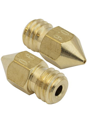 RUICHI B-MK8-1.75-0.6, Сопло латунное для 3D-принтера RUICHI B-MK8-1.75-0.6, резьба M6, 0.6 мм, совместимо Расходные материалы для 3D принтеров