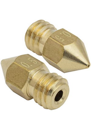 RUICHI B-MK8-1.75-0.5, Сопло латунное для 3D-принтера RUICHI B-MK8-1.75-0.5, резьба M6, 0.5 мм, совместимо Расходные материалы для 3D принтеров