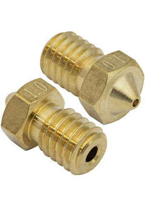 RUICHI B-E3D-1.75-1.0, Сопло латунное для 3D-принтера RUICHI B-E3D-1.75-1.0, резьба M6, 1.0 мм, совместимо Расходные материалы для 3D принтеров