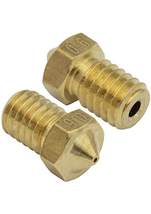 RUICHI B-E3D-1.75-0.6, Сопло латунное для 3D-принтера RUICHI B-E3D-1.75-0.6, резьба M6, 0.6 мм, совместимо Расходные материалы для 3D принтеров