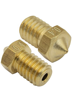 RUICHI B-E3D-1.75-0.4, Сопло латунное для 3D-принтера RUICHI B-E3D-1.75-0.4, резьба M6, 0.4 мм, совместимо Расходные материалы для 3D принтеров
