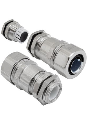 RUICHI CE-M18-(5-10)-MH10, Кабельный ввод для металлорукава RUICHI CE-M18-(5-10)-MH10, латунь, IP65 кабельные вводы металлические