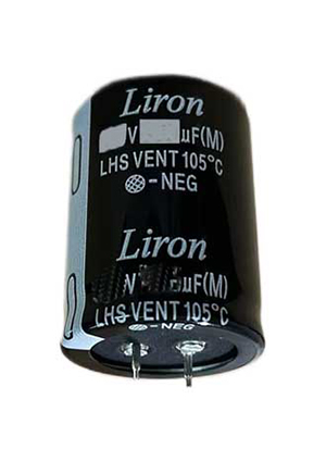 10000 UF 16V 105*C 22*30 Liron, LHS1C103MP030K63B, конденсатор электролитический с жесткими выводами