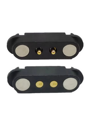 RUICHI Pogo 2pin 01 MF, Разъем питания магнитный подпружиненный RUICHI POGO pin, 2 контакта, комплект male- штырьковые разъемы питания