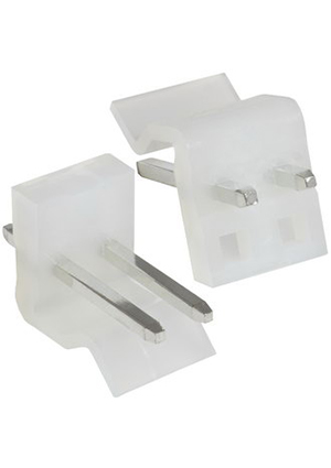 RUICHI PWL-02 pitch 3.96 mm, Разъём питания низковольтный RUICHI PWL-02 шаг 3.96 мм, 2 контакта штырьковые разъемы питания