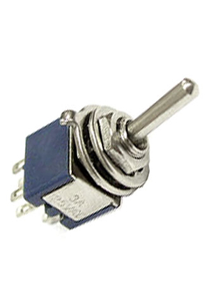 RUICHI SMTS-202 on-on, Микротумблер RUICHI SMTS-202, ON-ON, DPDT, 3 А, 250 В, 50 мОм, установочное отверсти тумблеры