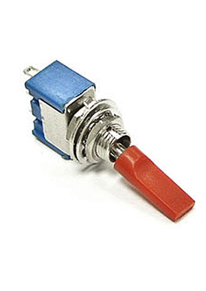 RUICHI MTS-103-E1 on-off-on (кр.кол.), Микротумблер RUICHI MTS-103-E1, ON-OFF-ON, SPDT, 3 А, 250 В, 20 мОм, тумблеры