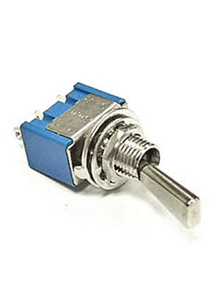 RUICHI MTS-102-F1 on-on, Микротумблер RUICHI MTS-102-F1, ON-ON, SPDT, 3 А, 250 В, 20 мОм, установочное отве тумблеры