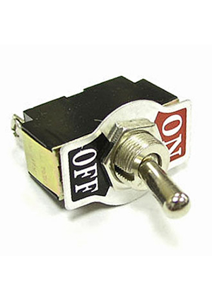 RUICHI KN3(B)-101(A) on-off, Тумблер двухпозиционный однополюсный RUICHI KN3(B)-101(A), 53.5х13х33.5 мм, ON тумблеры