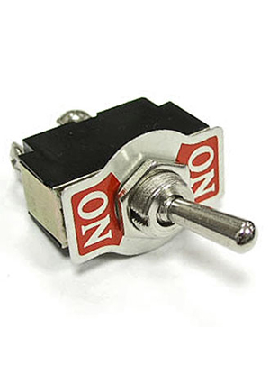 RUICHI KN3(B)-102(A) on-on, Тумблер двухпозиционный двухполюсный RUICHI KN3(B)-102(A), 53.5х13х33.5 мм, ON- тумблеры