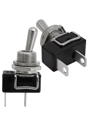 RUICHI KN3E-101MP on-off, Тумблер двухпозиционный однополюсный RUICHI KN3E-101MP, 46.7х14.5х22.9 мм, ON-OFF тумблеры