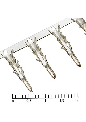 RUICHI MF-M pitch 4.2mm контакты, Контакт для разъёма питания низковольтного RUICHI MF-M шаг 4.2 мм штырьковые разъемы питания