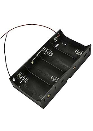 RUICHI BH143 D 4x1, Батарейный отсек RUICHI BH143 D 4x1, открытый батарейные отсеки и колодки
