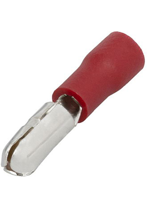 RUICHI MPD1.25-156 red, Клемма тип B изолированная RUICHI MPD1.25-156, красная клеммы ножевые быстрого соединения