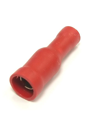 RUICHI FRD1.25-156 red, Клемма тип B изолированная RUICHI FRD1.25-156, красная клеммы ножевые быстрого соединения