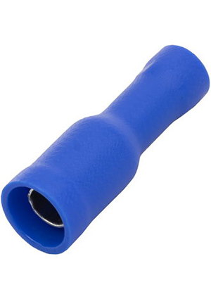 RUICHI FRD2-156 blue (d-4mm), Клемма тип B изолированная RUICHI FRD2-156, синяя, диаметр 4 мм клеммы ножевые быстрого соединения