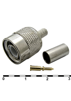 RUICHI TNC-C58P, Разъём высокочастотный RUICHI TNC-C58P, обжимной ВЧ разъемы