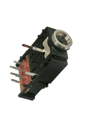 RUICHI CKX3-3.5-15  гнездо на плату, Гнездо на плату аудио разъёма RUICHI CKX3-3.5-15 Аудио разъемы Jack
