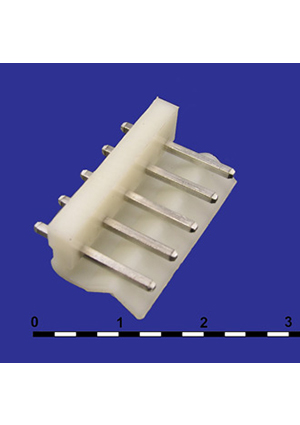 RUICHI MPW-05 pitch 5.08 mm, Разъём питания низковольтный RUICHI MPW-05 шаг 5.08 мм, 5 контактов штырьковые разъемы питания