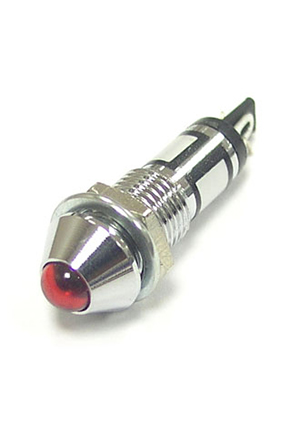 RUICHI N-706-R 220V, Лампочка неоновая в корпусе RUICHI N-706-R, 220 В, красная, 25 мА лампы неоновые