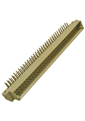 RUICHI DIN41612 2*32 64 угл. вилка, Разъём DIN RUICHI DIN41612 2*32 64 угл. вилка, 64 контакта разъемы DIN