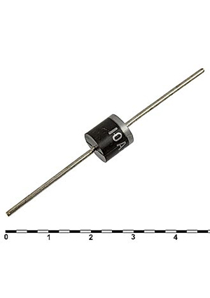 10A10G, 10A10G AM выпрямительный диод, 1000 В, 10 А, R-6