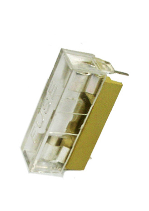 RUICHI S1054 (6.35x30 6a 250v), Держатель предохранителя RUICHI S1054, 6.35x30 мм, 6 А, 250 В, с крышкой держатели предохранителей