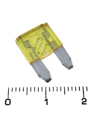 RUICHI S1035-1 20A 32V, Предохранитель флажковый мини RUICHI S1035-1, 20 A, 32 В, -40 +125  C автомобильные предохранители