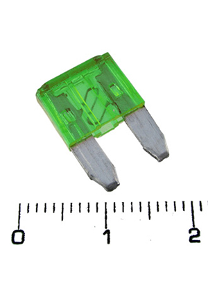 RUICHI S1035-1 30A 32V, Предохранитель флажковый мини RUICHI S1035-1, 30 A, 32 В, -40 +125  C автомобильные предохранители