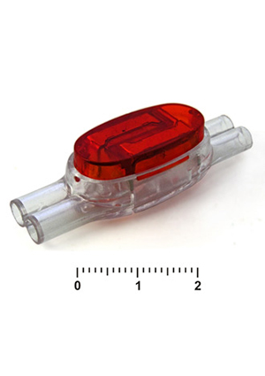 RUICHI HJKT8 (U1R), Скотчлок RUICHI HJKT8 (U1R), 22х28.5х41 мм, 10 А, клеммы врезные IDC, медь, красная мар ответвители, скотчлоки