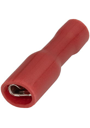 RUICHI 10-0079 red, Клемма ножевая полностью изолированная RUICHI 10-0079, 1.5 мм2, 4.8 х 0.8 мм, 10 А, 400 клеммы ножевые быстрого соединения
