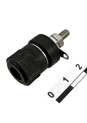 RUICHI 10-0020 black, Гнездо RUICHI 10-0020 чёрный, монтаж на панель аксессуары для корпусов