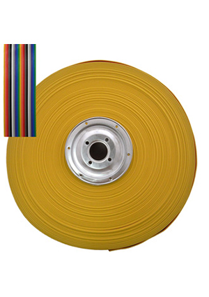RUICHI RCA-20 color, Кабель ленточный 20-проводный RUICHI, шаг 1,27 мм, жила CU, изоляция PVC, цветмультико кабель плоский
