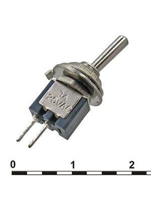 RUICHI SMTS-101-A2 on-off, Микротумблер RUICHI SMTS-101-A2, ON-OFF, SPST, 3 А, 250 В, 50 мОм, установочное тумблеры