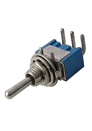 RUICHI MTS-103-C3 on-off-on, Микротумблер RUICHI MTS-103-C3, ON-OFF-ON, SPDT, 3 А, 250 В, 20 мОм, установоч тумблеры
