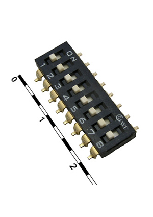 RUICHI SWD 4-8, DIP переключатель RUICHI, серия SWD 4-8 DIP-переключатели