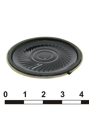 DXI40N-A 0.5W 50ohm, Акустический динамик RUICHI DXI40N-A, 0.5 Вт, 50 Ом