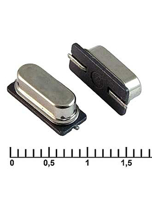 HC49SM-16.000MHZ-20PF, Кварцевый резонатор RUICHI HC49SM-16.000MHZ-20PF, монтаж SMD