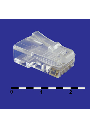 RUICHI RJ45 (TP-10P10C) UTP, Разъём RJ RUICHI RJ45 (TP-10P10C) UTP, 1 гнездо разъемы телефонные и сетевые