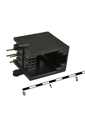 RUICHI TJ4P4C, Разъём RJ RUICHI TJ4P4C, под пайку разъемы телефонные и сетевые