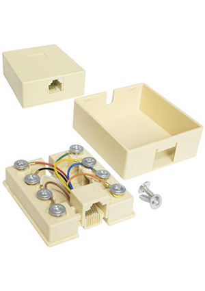 RUICHI TJC-8P8C, Разъём RJ RUICHI TJC-8P8C, 1 гнездо разъемы телефонные и сетевые