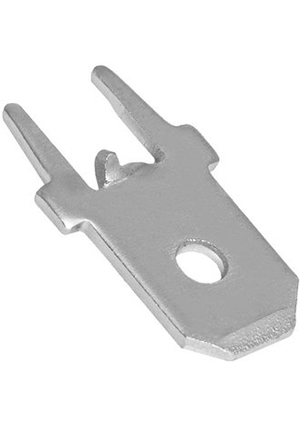 RUICHI DJ621-6.3, Клемма ножевая на плату RUICHI DJ621-6.3, 6.3 мм клеммы ножевые быстрого соединения