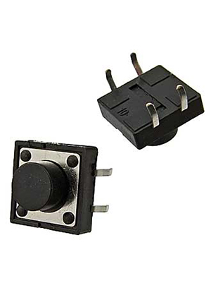 KAN1211-0751B �/��� 12x12x7 mm, �������� ������ RUICHI KAN1211-0751B, 12x12x7 ��, OFF-(ON), 50 ��, 1