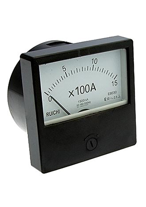 RUICHI Э8030 1.5КА/5A (аналог), Амперметр RUICHI Э8030 1.5КА/5A (аналог), класс точности 2,5 щитовые аналоговые приборы