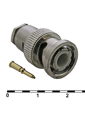 RUICHI BNC-S59P, Разъём высокочастотный RUICHI BNC-S59P, под пайку ВЧ разъемы