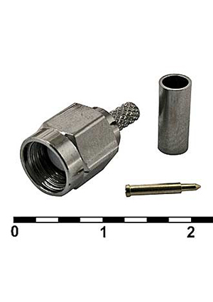 RUICHI SMA-C174P, Разъём высокочастотный RUICHI SMA-C174P, обжимной ВЧ разъемы
